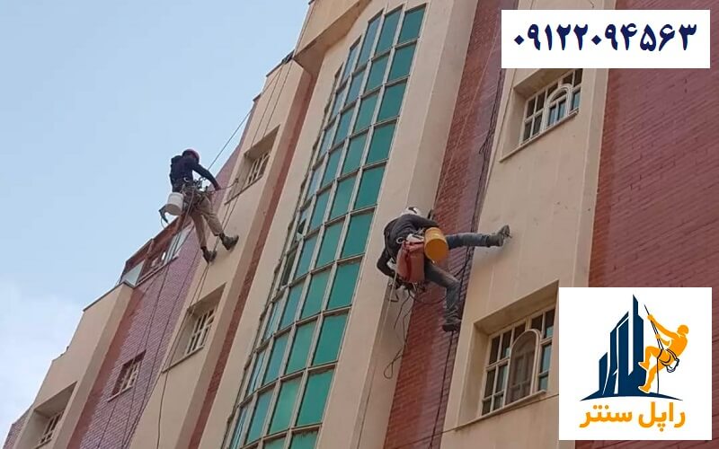 پیچ رولپلاک نمای ساختمان