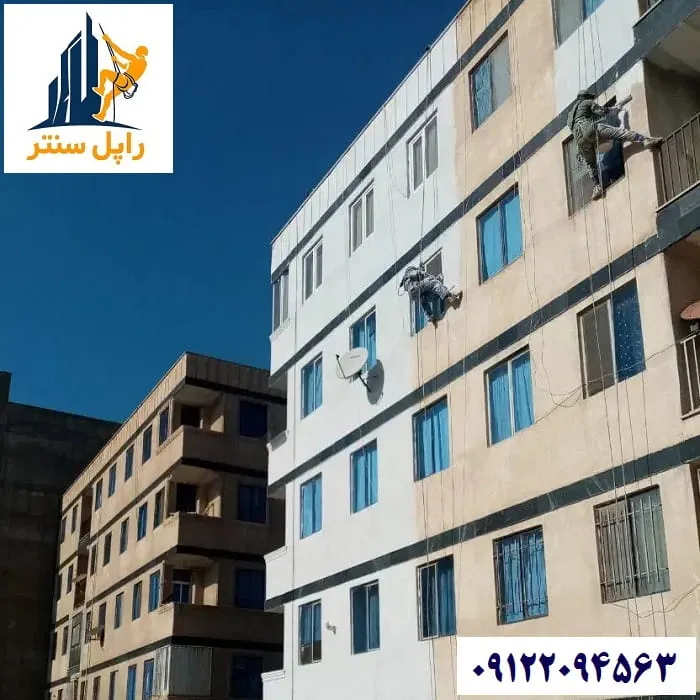 نقاشی نمای سیمانی