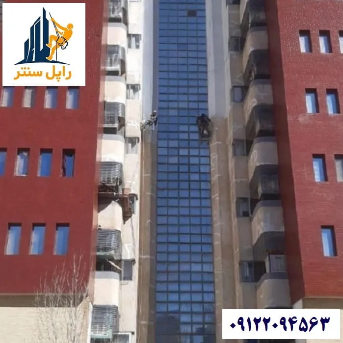 رنگ آمیزی نمای برج