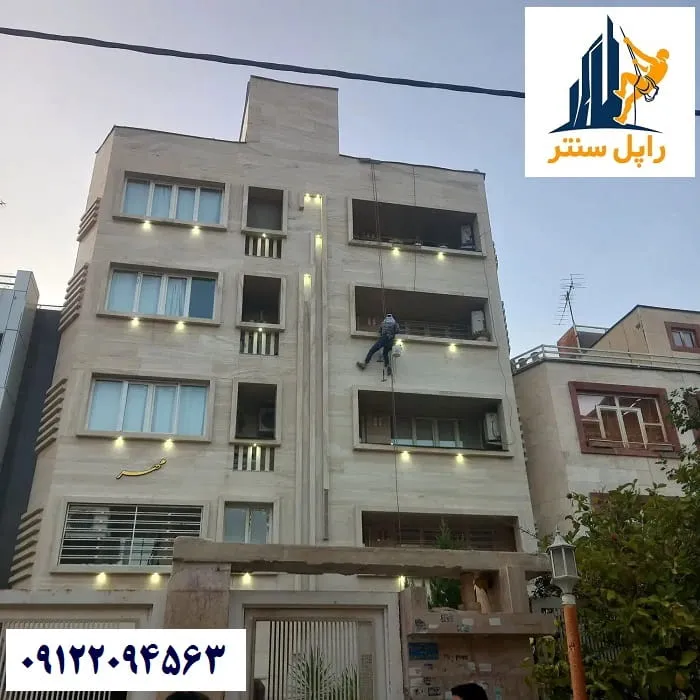 نورپردازی نمای ساختمان رومی