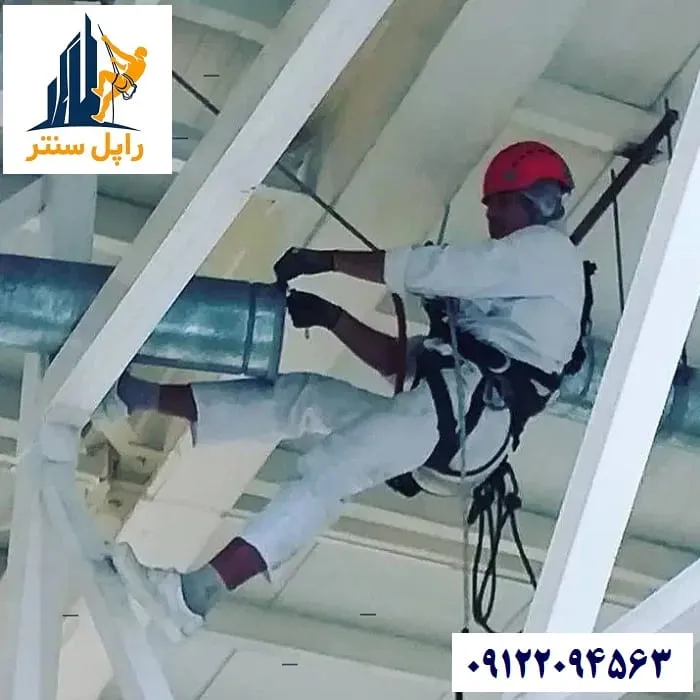 نصب و تعمیر لوله هواکش در ارتفاع