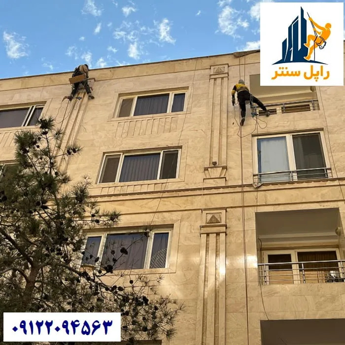 قیمت پیچ و رولپلاک نمای ساختمان بدون داربست