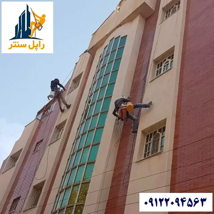 مقاوم سازی سنگ نما بدون داربست