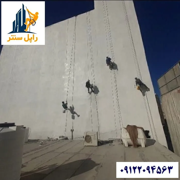 مراحل اجرای نانو روی نمای ساختمان