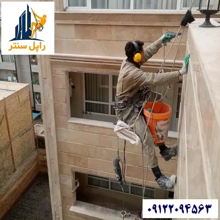 پیچ رولپلاک نما در کرج بدون داربست