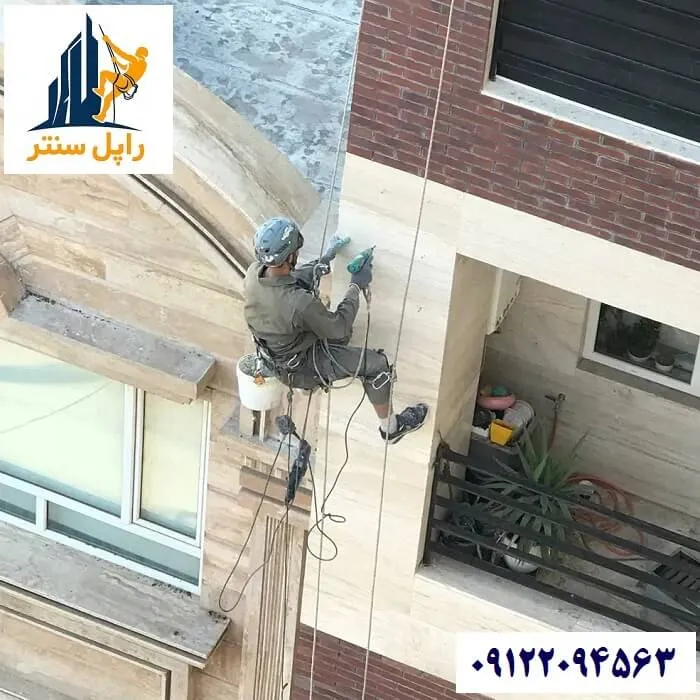 قیمت پیچ کردن نما بدون داربست