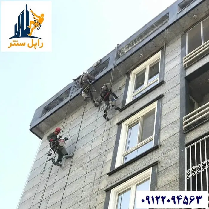 پیچ کردن سنگ نما بدون داربست