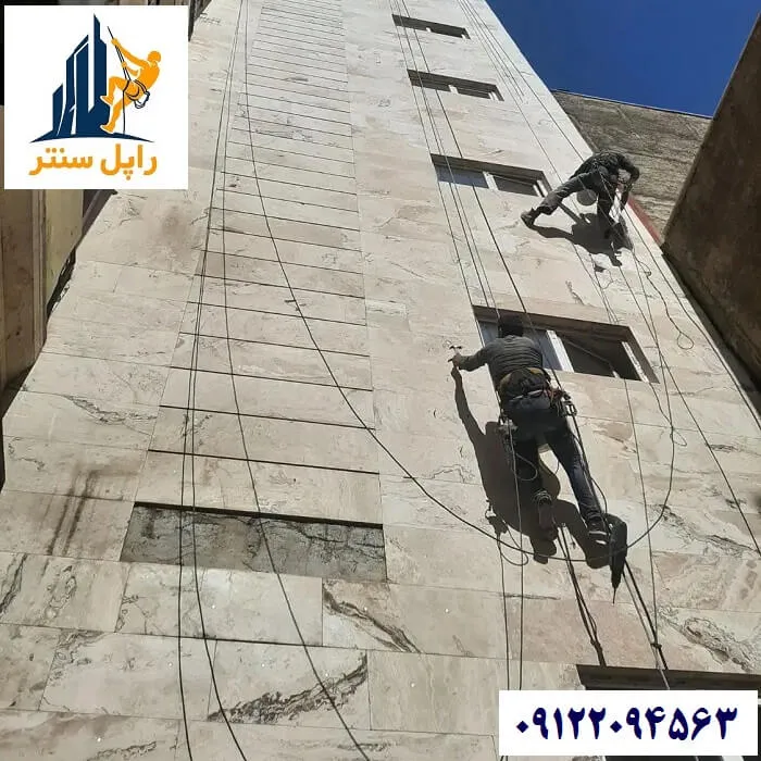 پیچ رولپلاک نما بدون داربست